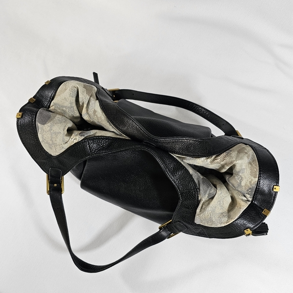 Elliot Lucca Sintra Pebble Leather Hobo Shoulder Bag Purse - Picture 8 of 16